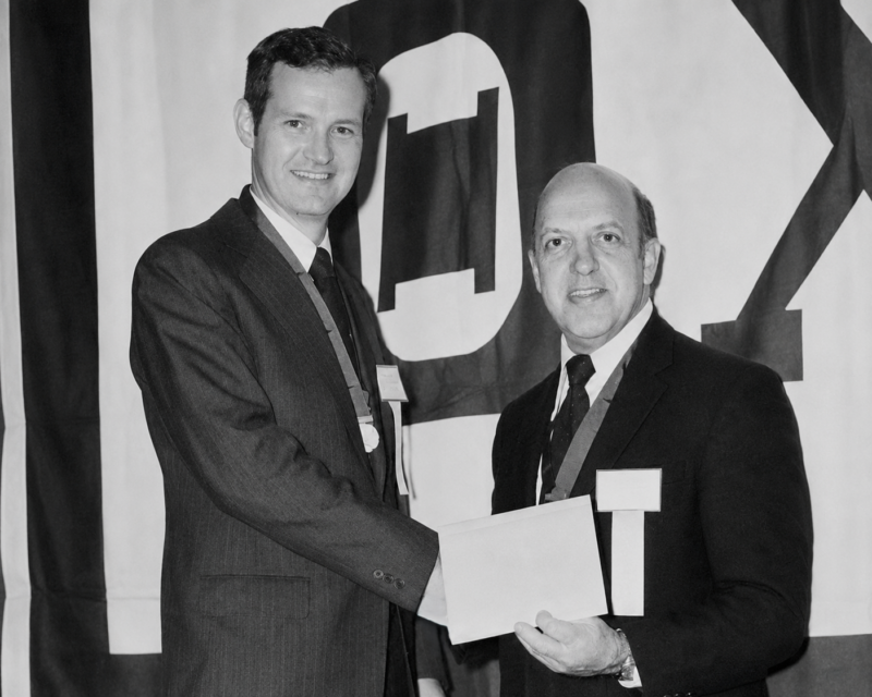 International President George Kilavos with newly appointed International Marshal Dick McCauley.