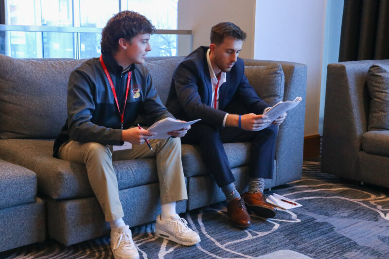 Brothers reviewing the curriculum for Our Sacred Purpose