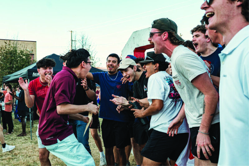 Chapter during Bid Day