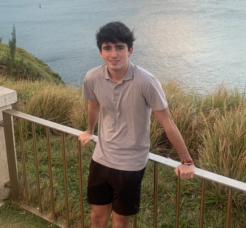 Kerem Altunkilic in front of a large body of water