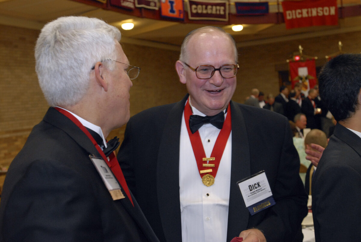 Dick McCauley at the 150th Anniversary Convention.