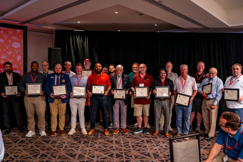 Theta Chi Alumni with their Kilavos Awards at Convention